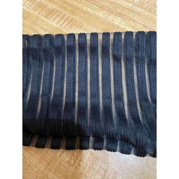 Lulu's Black Dress Sheer Sleeves and Waist Size M NWT - Picture 5 of 12